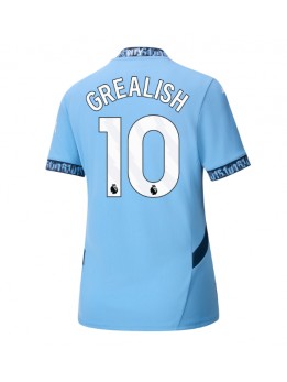 Ženski Nogometna dresi replika Manchester City Jack Grealish #10 Domači 2024-25 Kratek rokav